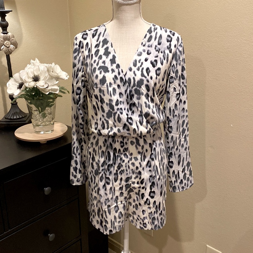 Gianni Bini Leopard Print Romper